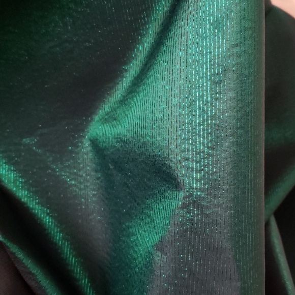 Metallic Fabric- Green fabric - Picture 2 of 3